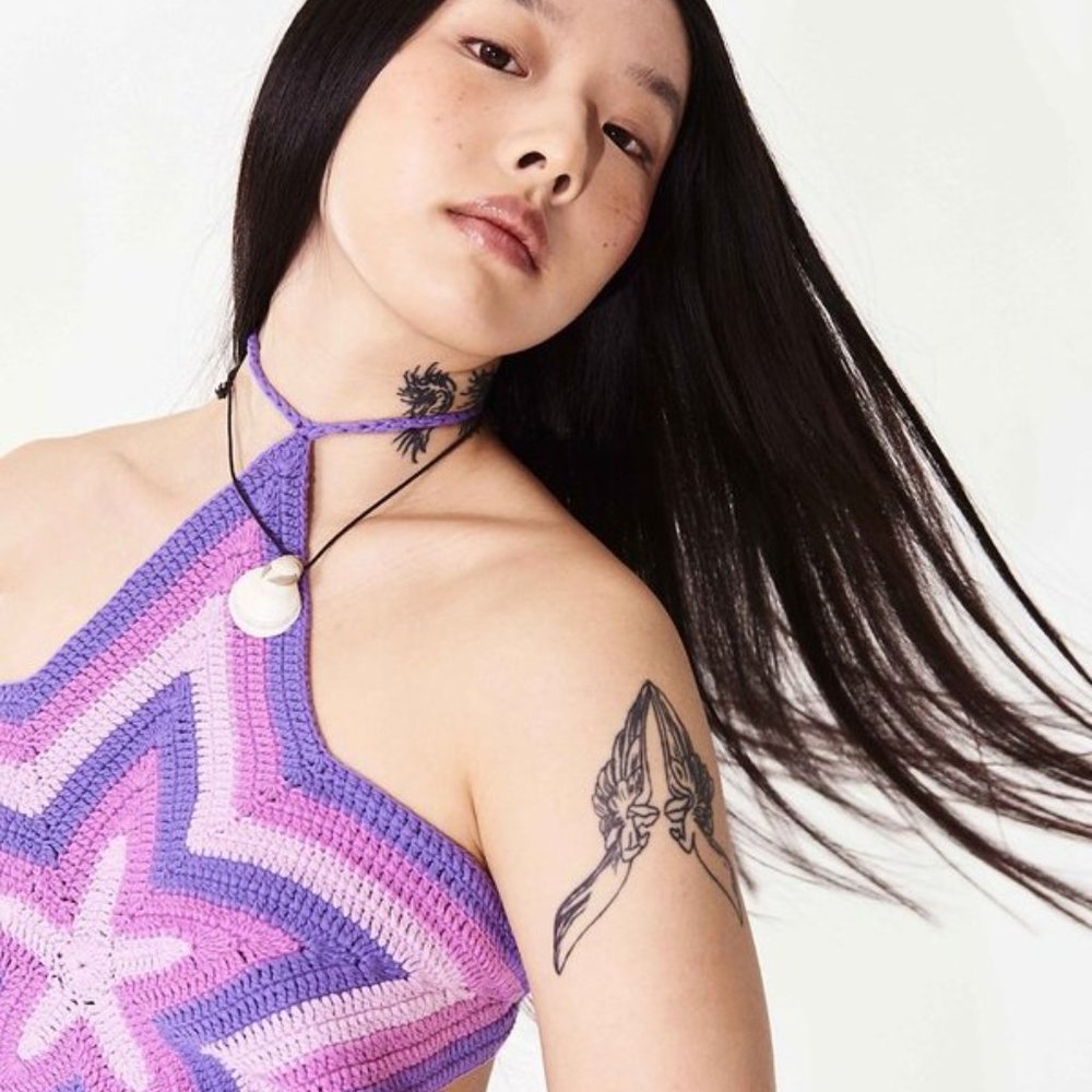 House of sunny Stefania vest Parma violet